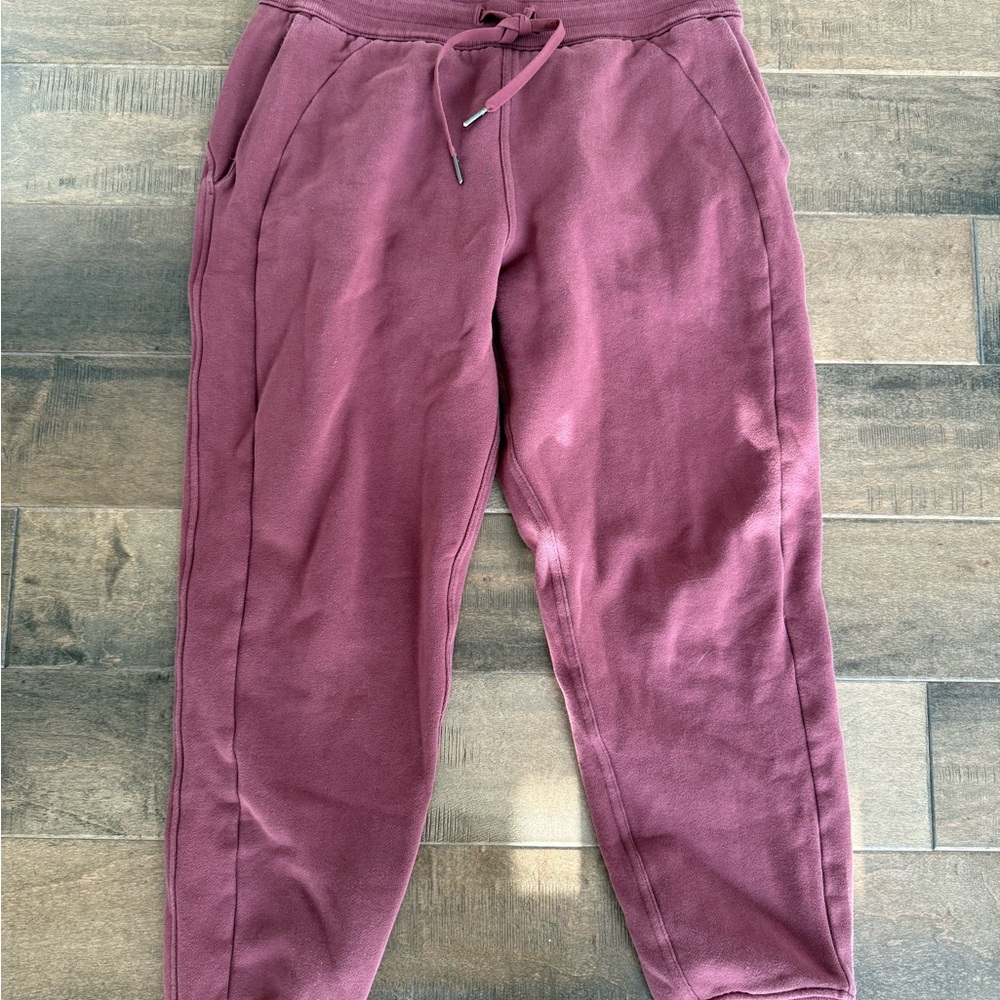 Women's Burgundy Jogger Pants